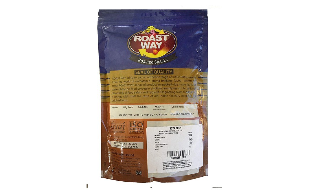 Roast Way Roasted Soyabean Masala    Pack  200 grams